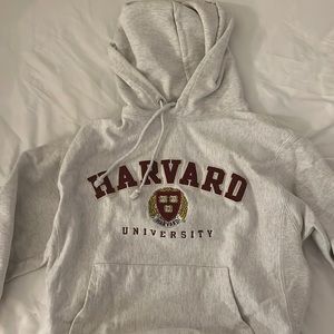 Embroidered Harvard Hoodie